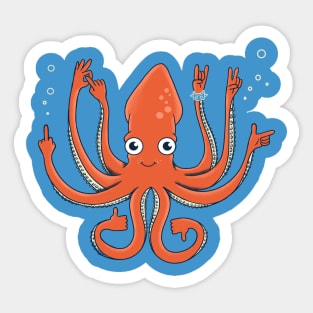 Octopus Sticker